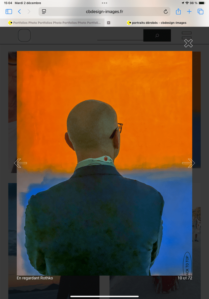 Noyé dans Rothko @ Claude Benzrihem Champion