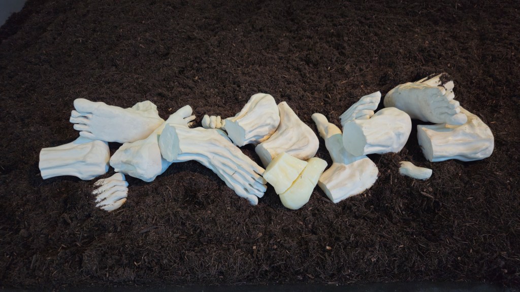 Exil. Pieds dans la terre Vue de l'expostion © Roxane Gouguenheim