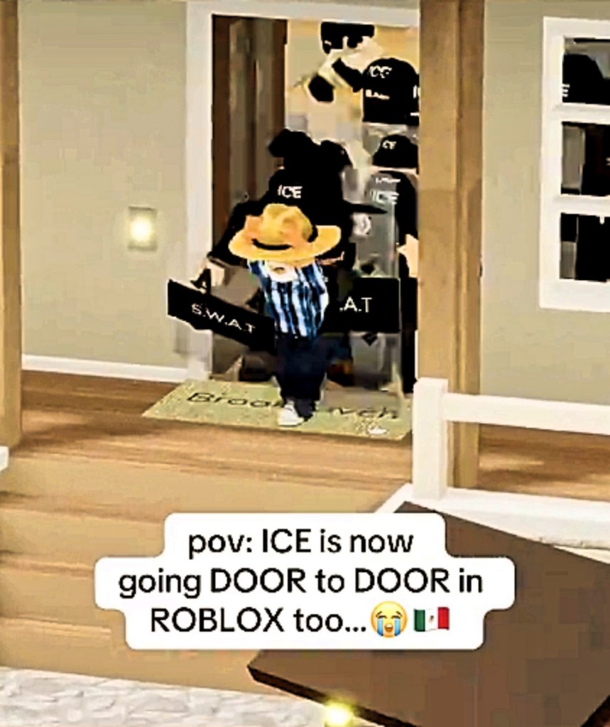 Arrestation d'un mexicains par les forces de l'ICE et du SWAT